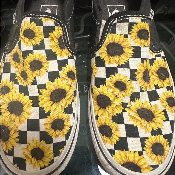 Vans Sunflower Checkered Slip-On 8.5W - Picture 1 of 5